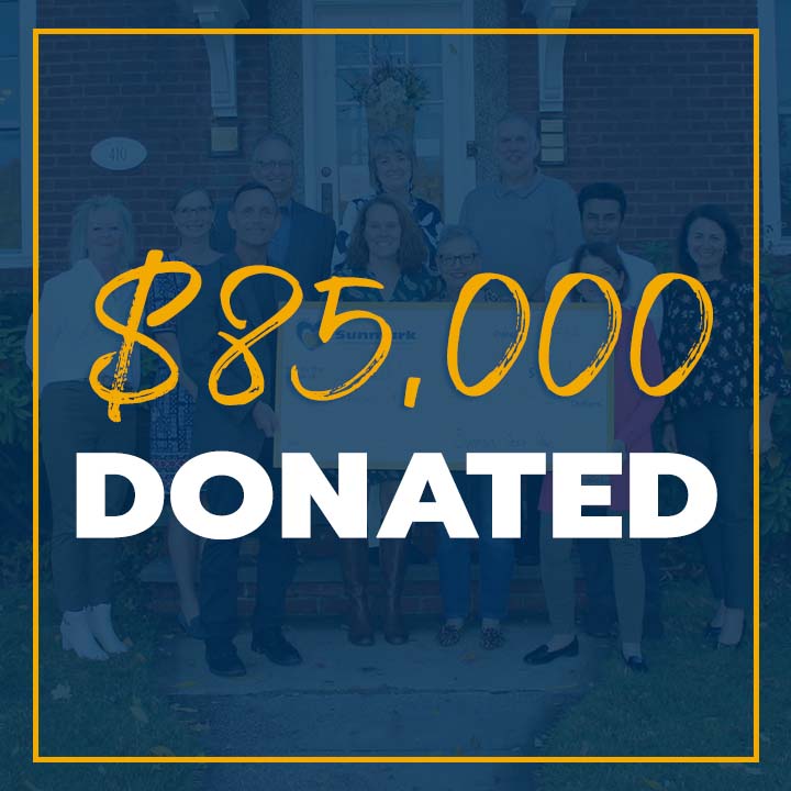 Sunmark donated $85,000 to local community organizations